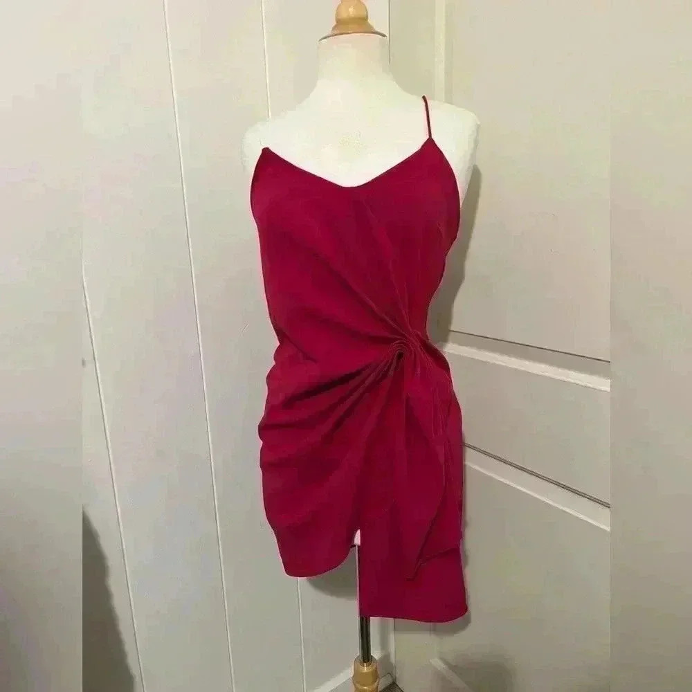 ZETA x ANTHROPOLOGIE Rose‎ Mini Dress Size 4 $425 Missing Strap
